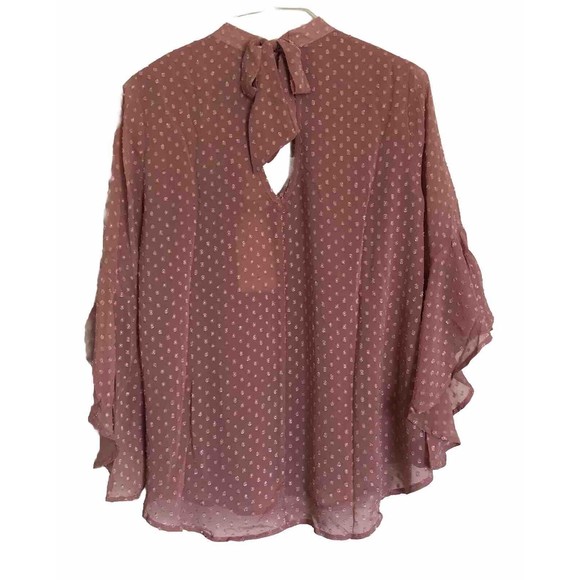 Band of Gypsies Blouse Women Blush Medium NWT - Picture 2 of 12